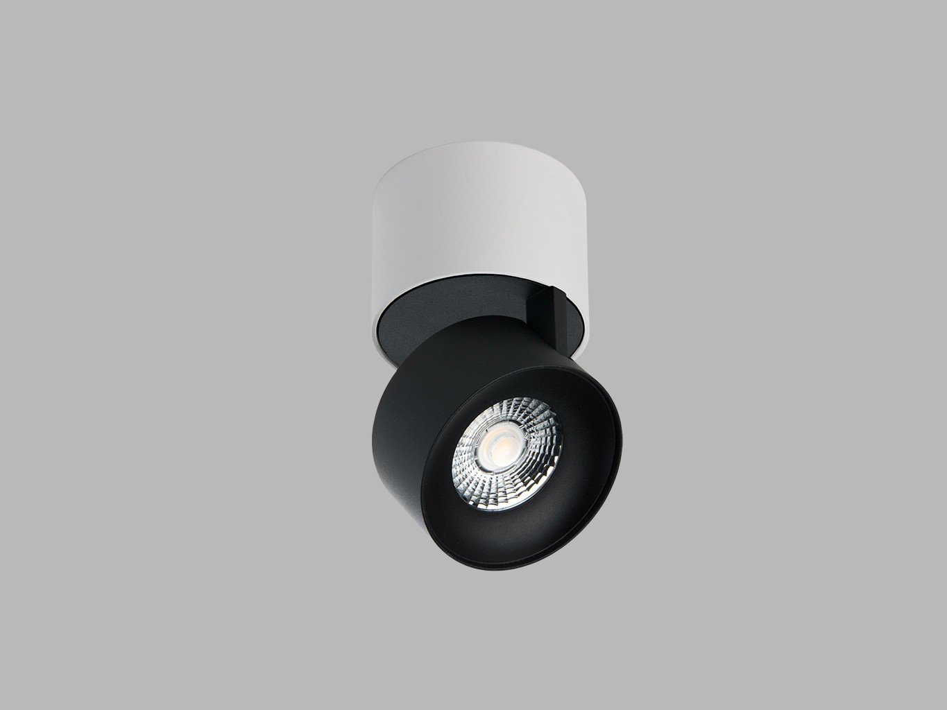 LED2 11508313D Svítidlo KLIP ON, WB DALI/PUSH DIM 11W 3000K stropní bílá/černá - LED2 Lighting