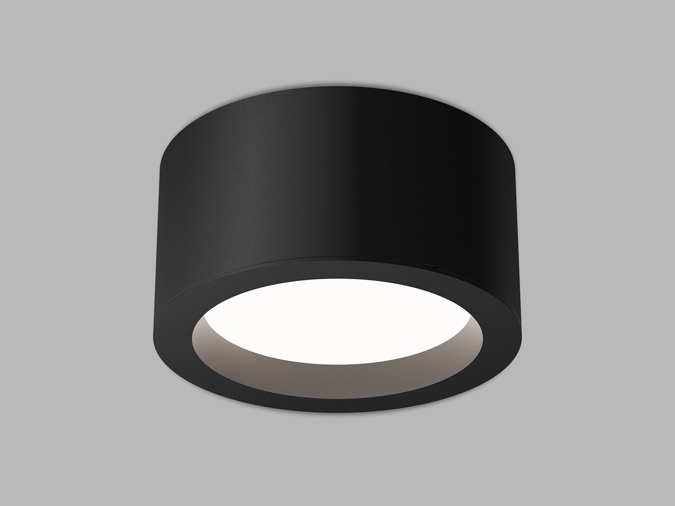 LED2 1235553D Svítidlo KAPA ON 19, B DALI/PUSH DIM 25W 3000K/3500K/4000K stropní černá - LED2 Lighting
