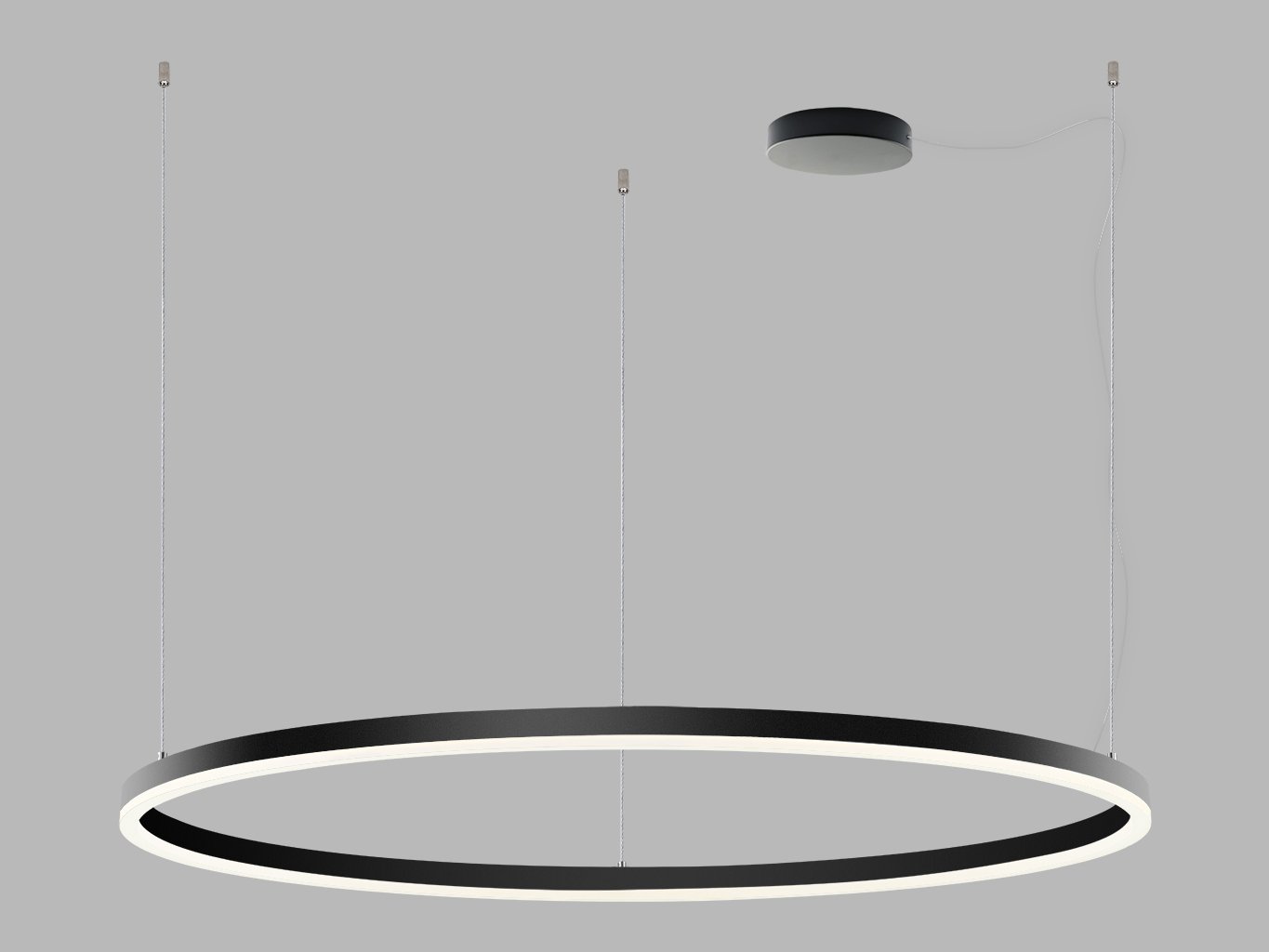 LED2 3273533DT Svítidlo CIRCLE 120 P-Z, B TRIAC DIM 100W 3000K závěsná černá - LED2 Lighting