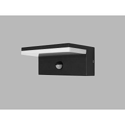 Obrázek pro produkt HUGO II, A IR 9W 3000K/4000K nástěnná antracit s čidlem - LED2 Lighting