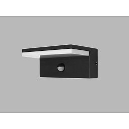 Obrázek pro produkt HUGO II, A IR 9W 3000K/4000K nástěnná antracit s čidlem - LED2 Lighting