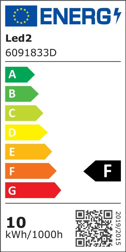 LED2 6091833D Svítidlo MIKY 40, B DALI DIM 10W 3000K profi černá - LED2 Lighting (obrázek 2)