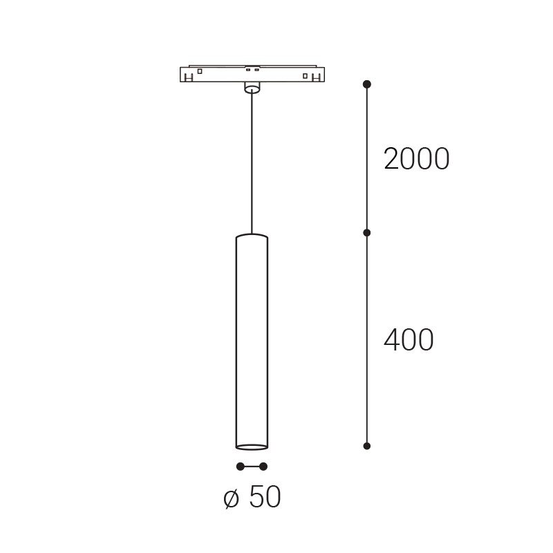 LED2 6091833D Svítidlo MIKY 40, B DALI DIM 10W 3000K profi černá - LED2 Lighting (obrázek 3)