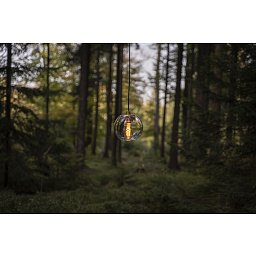 Obrázek pro produkt Závěsné svítidlo Element Easy Sphere Mini Smoke | tmavý dub, černá patice, kouřové sklo - YOURDESIGN