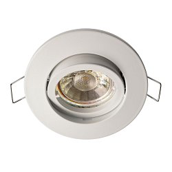 Obrázek pro produkt Deko-Light stropní vestavné svítidlo Alioth 2 kulaté 12V AC/DC GU5.3 / MR16 1x max. 35,00 W bílá RAL 9003 - DEKOLIGHT