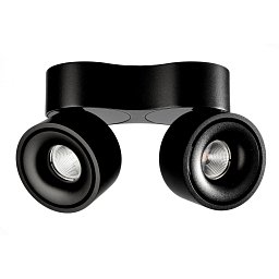 Obrázek pro produkt Deko-Light stropní přisazené svítidlo Uni II Double 220-240V AC/50-60Hz 20,00 W 3000 K 1350 lm 212 mm tmavě černá RAL 9005 - DEKOLIGHT