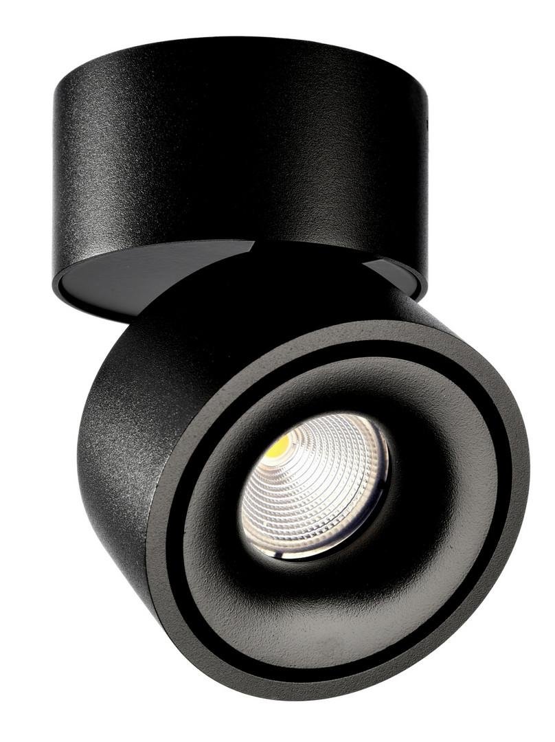 IMPR 348179 Deko-Light stropní přisazené svítidlo Uni II 220-240V AC/50-60Hz 12,00 W 3000 K 670 lm tmavě černá RAL 9005 - LIGHT IMPRESSIONS