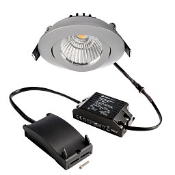 Obrázek pro produkt AKCE - Deko-Light stropní vestavné svítidlo Dione, 230 V, DIM, 3000 K, stříbrná 220-240V AC/50-60Hz 8,50 W 3000 K 700 lm stříbrná-šedá - DEKOLIGHT