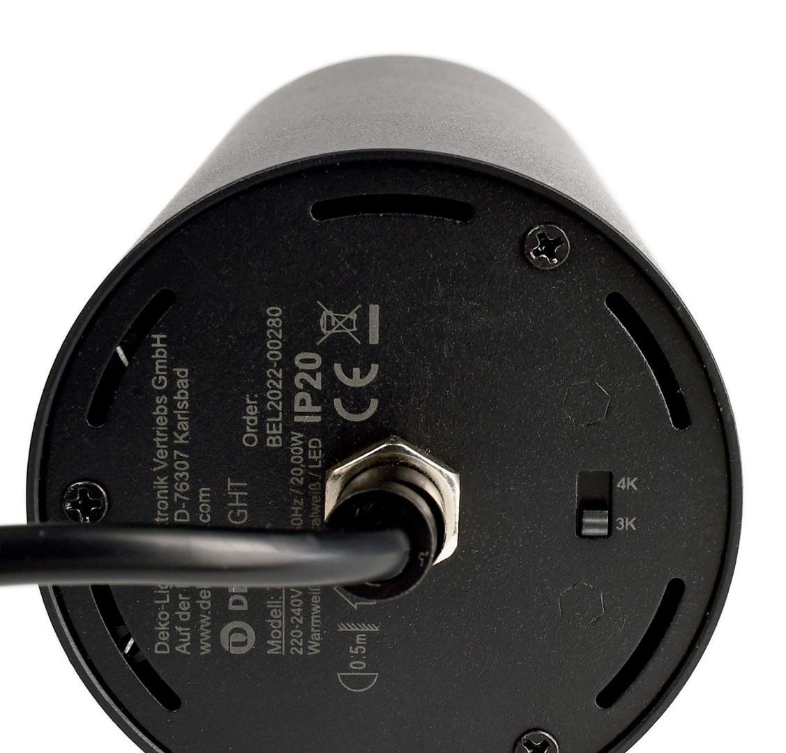 Obrázek produktu Deko-Light kolejnicový systém 3-fázový 230V Lucea 20 černá 220-240V AC/50-60Hz 20,00 W 3000/4000 K tmavě černá RAL 9005 - LIGHT IMPRESSIONS 5 Obrázek produktu Deko-Light kolejnicový systém 3-fázový 230V Lucea 20 černá 220-240V AC/50-60Hz 20,00 W 3000/4000 K tmavě černá RAL 9005 - LIGHT IMPRESSIONS 5