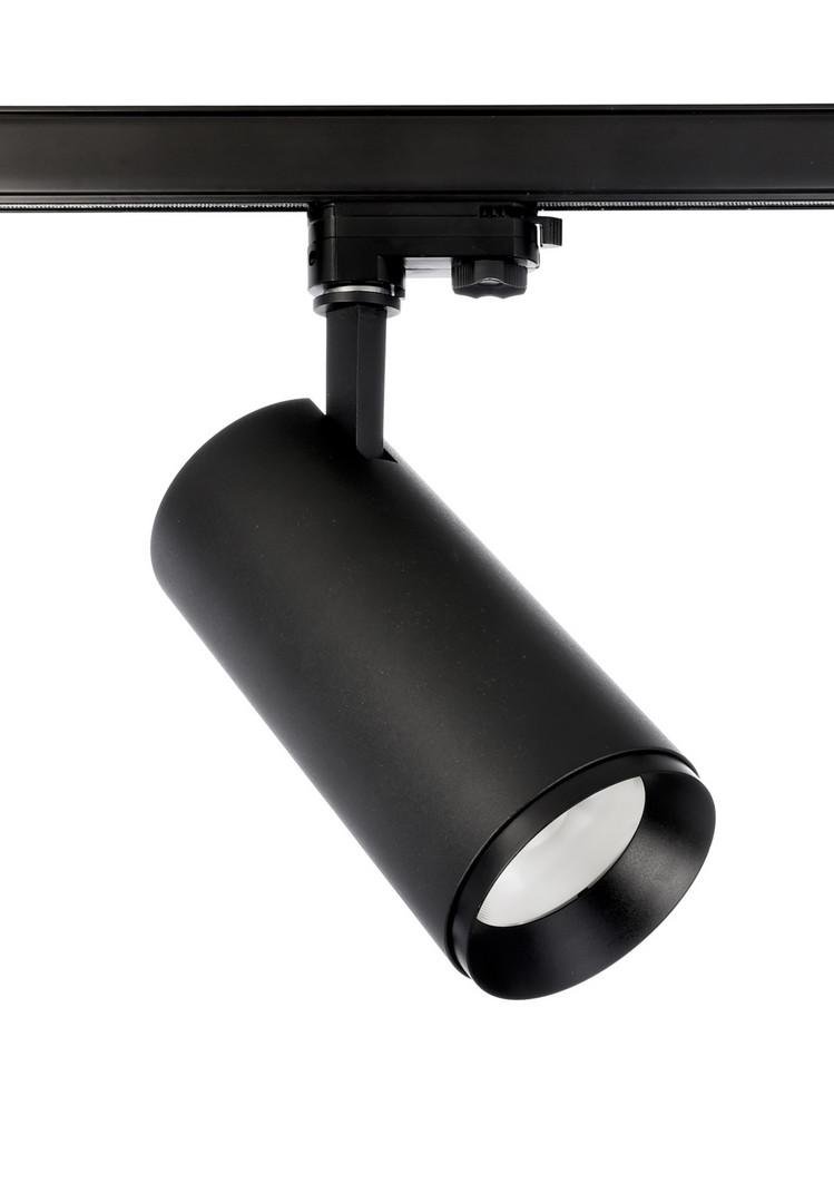 IMPR 707123 Deko-Light kolejnicový systém 3-fázový 230V Lucea 30 černá 220-240V AC/50-60Hz 30,00 W 3000/4000 K tmavě černá RAL 9005 - LIGHT IMPRESSIONS