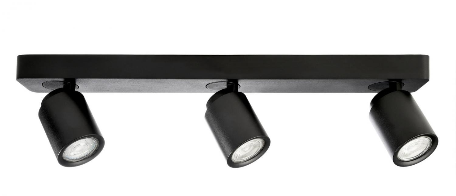 IMPR 348171 Deko-Light stropní přisazené svítidlo Librae lineární III 220-240V AC/50-60Hz GU10 3x max. 50,00 W 542 mm tmavě černá RAL 9005 - LIGHT IMPRESSIONS