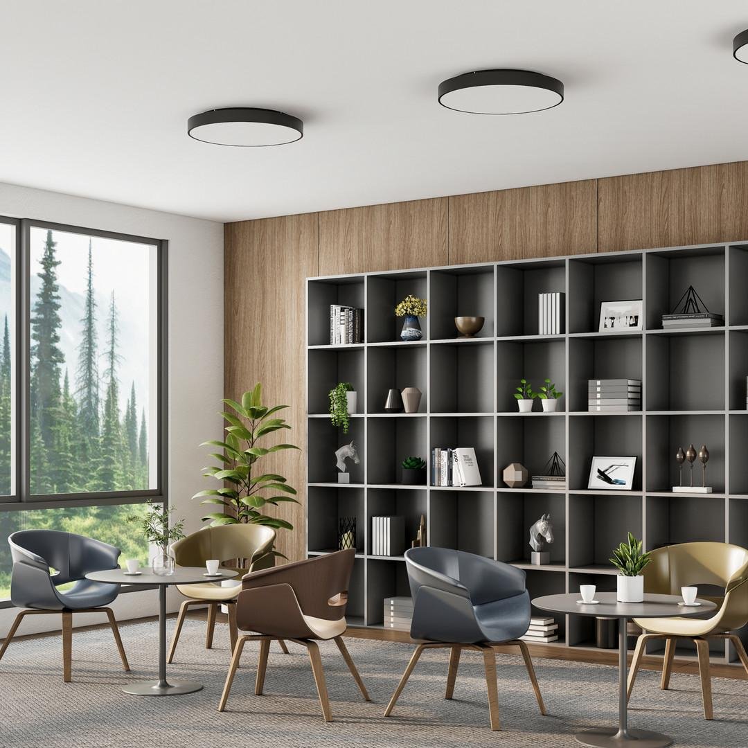 IMPR 348207 Deko-Light stropní přisazené svítidlo Menkar 800 mm 92 W 3000/4000 K 7800 lm tmavě černá RAL 9005 (obrázek 7)