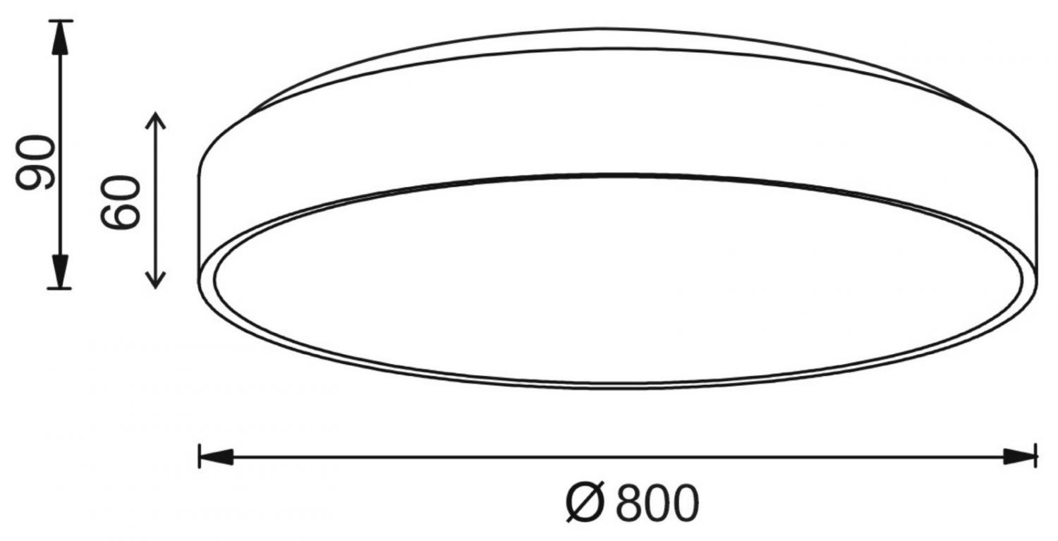 IMPR 348207 Deko-Light stropní přisazené svítidlo Menkar 800 mm 92 W 3000/4000 K 7800 lm tmavě černá RAL 9005 (obrázek 14)