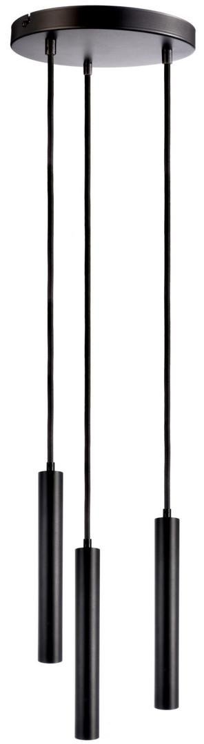 IMPR 342217 Deko-Light závěsné svítidlo Slim 15W 3000K černá 230V 15W 3000K 1500lm RAL 9005 - LIGHT IMPRESSIONS