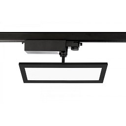 Obrázek pro produkt Deko-Light kolejnicový systém 3-fázový 230V Panel Track Light, 20 W, 3000 K, černá 110-240V AC/50-60Hz 20,00 W 3000 K tmavě černá RAL 9005 300 mm - LIGHT IMPRESSIONS