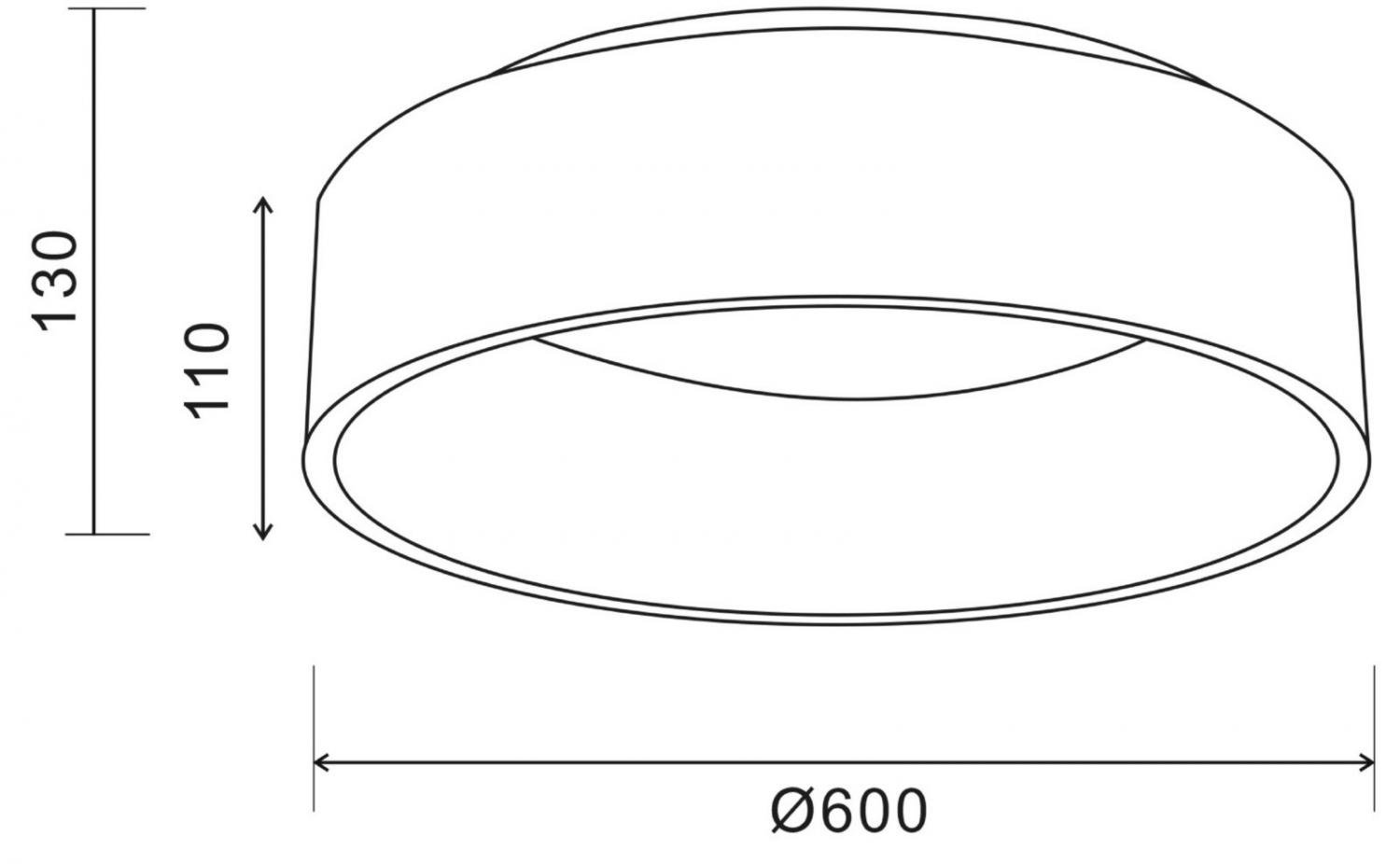 IMPR 348183 Deko-Light stropní přisazené svítidlo Sculptoris 600 mm, 42,0 W, 3000/4000 K, černá 220-240V AC/50-60Hz 42,00 W 3000/4000 K 3100 lm tmavě černá RAL 9005 (obrázek 6)