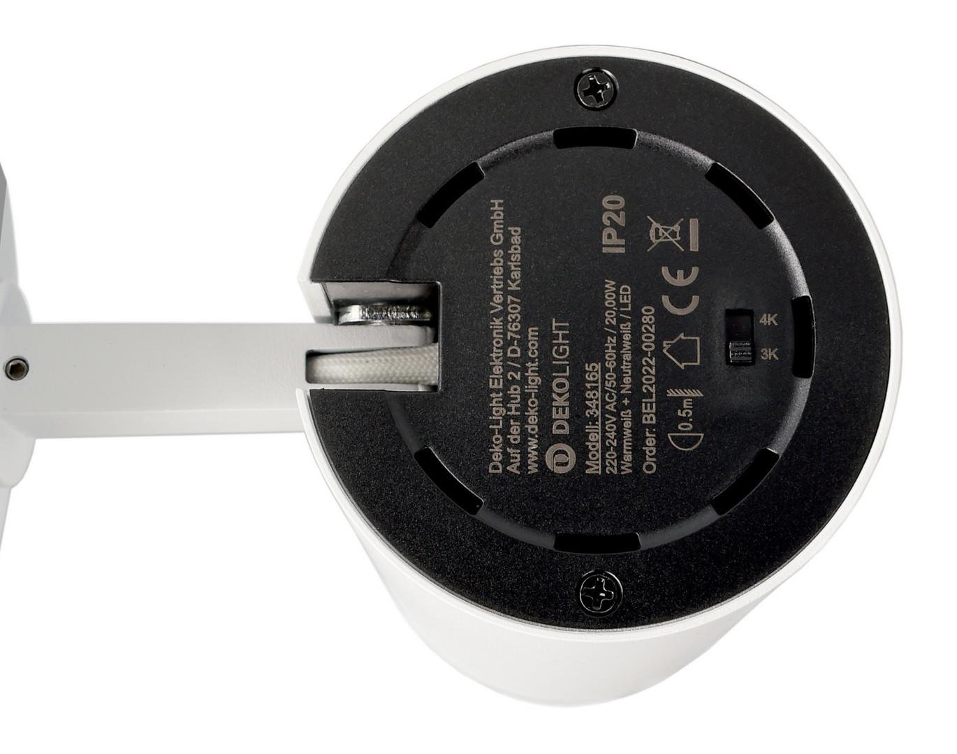 Obrázek produktu Deko-Light stropní přisazené svítidlo Lucea 20 bílá 220-240V AC/50-60Hz 20,00 W 3000/4000 K 2000 lm bílá RAL 9016 - LIGHT IMPRESSIONS 6 Obrázek produktu Deko-Light stropní přisazené svítidlo Lucea 20 bílá 220-240V AC/50-60Hz 20,00 W 3000/4000 K 2000 lm bílá RAL 9016 - LIGHT IMPRESSIONS 6