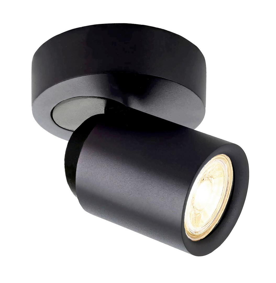 IMPR 348172 Deko-Light stropní přisazené svítidlo Librae Roa I 220-240V AC/50-60Hz GU10 1x max. 50,00 W tmavě černá RAL 9005 - LIGHT IMPRESSIONS