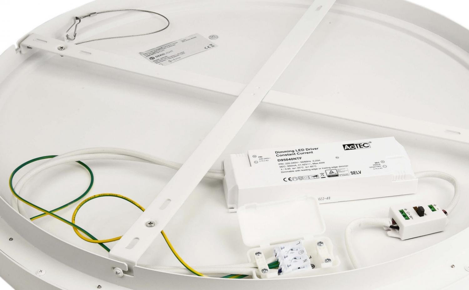 IMPR 348191 Deko-Light stropní přisazené svítidlo Merope 600 42W 3000/4000K 3200lm tmavě černá RAL 9005 (obrázek 3)