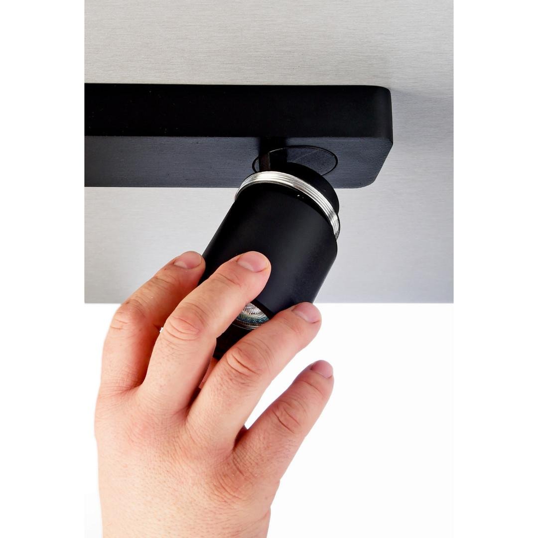 IMPR 348170 Deko-Light stropní přisazené svítidlo Librae lineární I 220-240V AC/50-60Hz GU10 1x max. 50,00 W 122 mm tmavě černá RAL 9005 (obrázek 3)