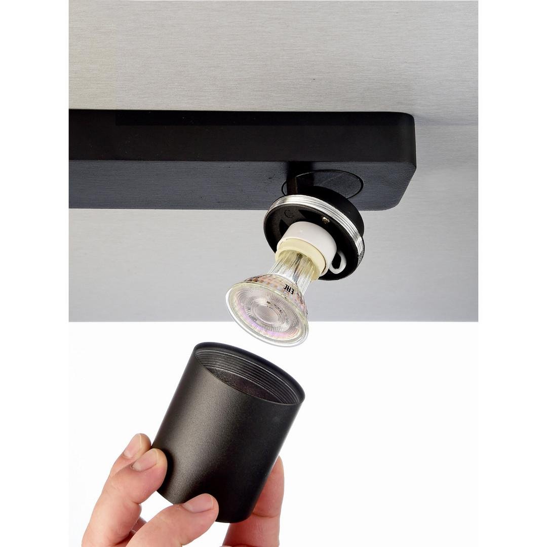 IMPR 348170 Deko-Light stropní přisazené svítidlo Librae lineární I 220-240V AC/50-60Hz GU10 1x max. 50,00 W 122 mm tmavě černá RAL 9005 (obrázek 5)