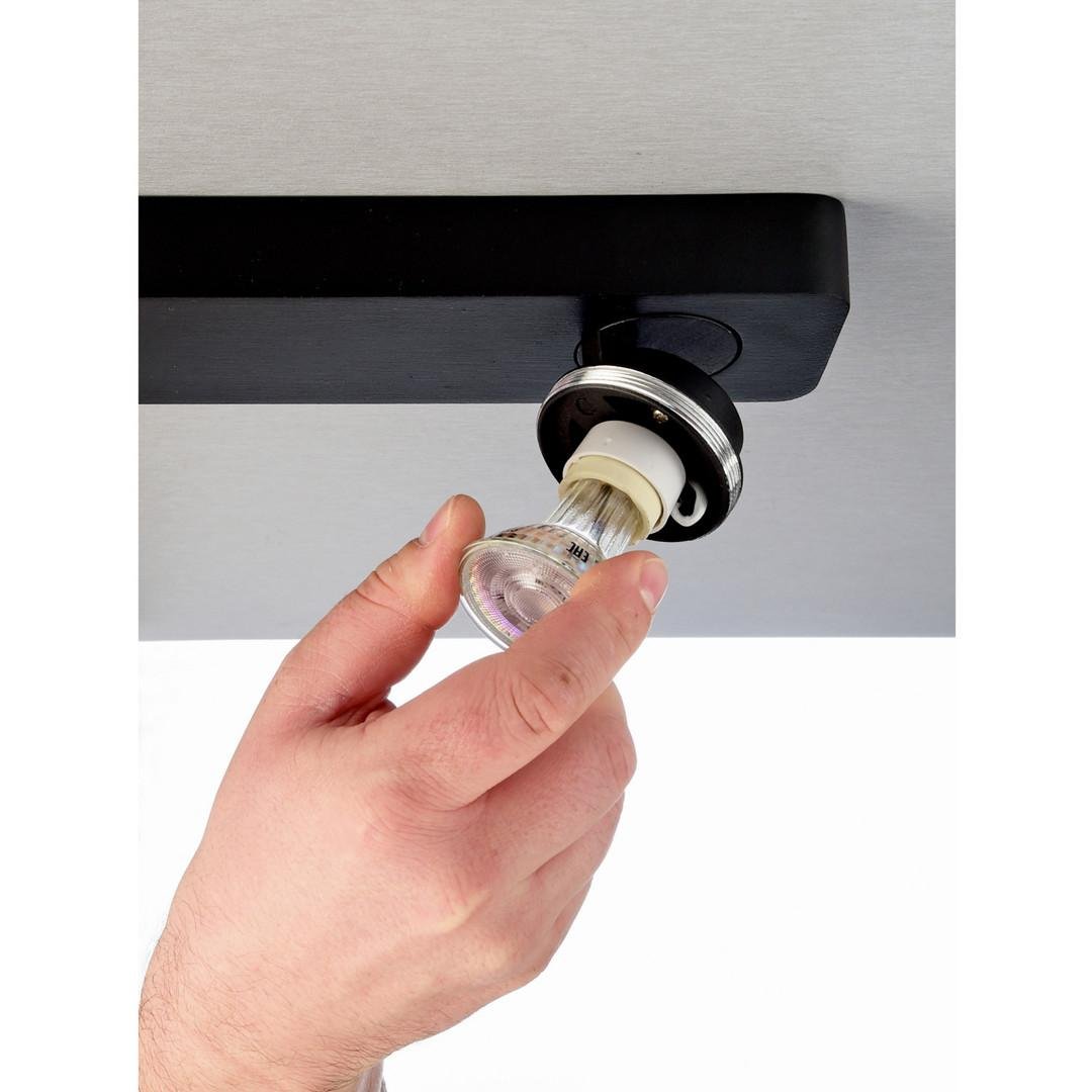 IMPR 348170 Deko-Light stropní přisazené svítidlo Librae lineární I 220-240V AC/50-60Hz GU10 1x max. 50,00 W 122 mm tmavě černá RAL 9005 (obrázek 6)