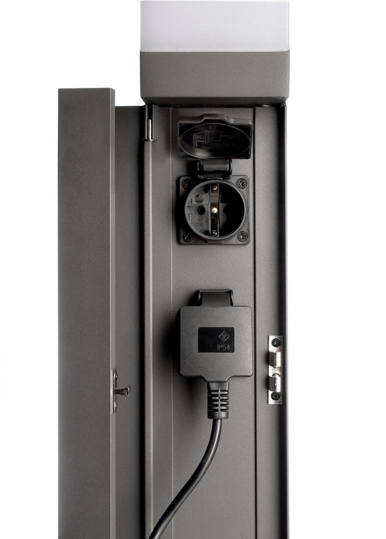 Obrázek produktu Deko-Light stojací svítidlo sloupek se zásuvkami Kukui Puka 220-240V AC/50-60Hz E27 1x max. 13,00 W 140 mm tmavěšedá - LIGHT IMPRESSIONS 7 Obrázek produktu Deko-Light stojací svítidlo sloupek se zásuvkami Kukui Puka 220-240V AC/50-60Hz E27 1x max. 13,00 W 140 mm tmavěšedá - LIGHT IMPRESSIONS 7