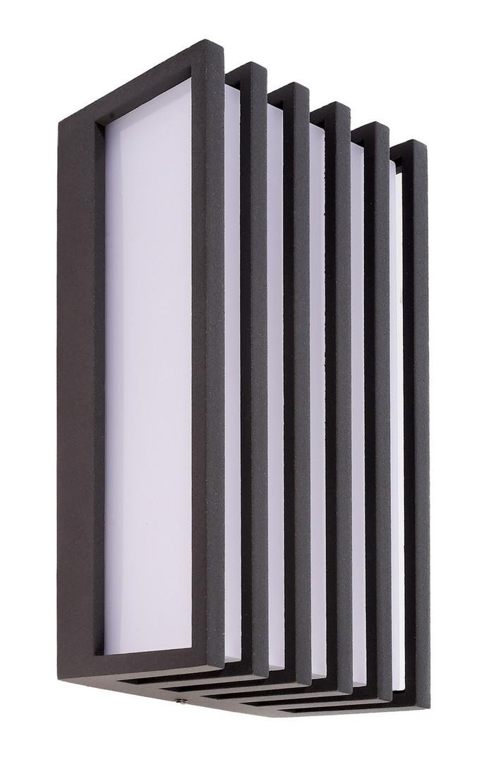 IMPR 620126 Deko-Light nástěnné přisazené svítidlo Grumium hranaté CCT IV 220-240V AC/50-60Hz 10,00 W 3000/4000 K 300 lm 100 mm tmavěšedá - LIGHT IMPRESSIONS