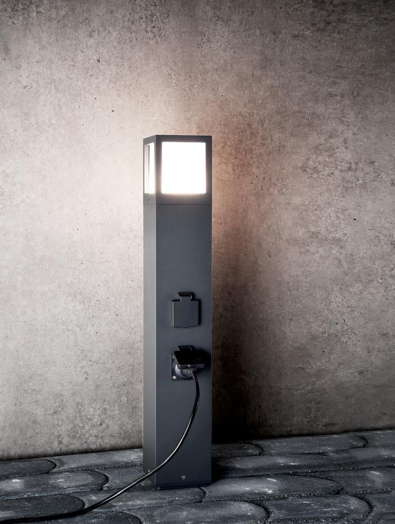 IMPR 733064 Deko-Light stojací svítidlo Facado Socket 220-240V AC/50-60Hz E27 1x max. 20,00 W 650 mm tmavěšedá (obrázek 7)