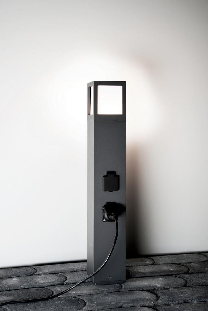 IMPR 733064 Deko-Light stojací svítidlo Facado Socket 220-240V AC/50-60Hz E27 1x max. 20,00 W 650 mm tmavěšedá (obrázek 8)