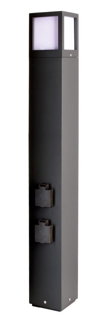 IMPR 733065 Deko-Light stojací svítidlo Facado Socket 220-240V AC/50-60Hz E27 1x max. 20,00 W 1000 mm tmavěšedá - LIGHT IMPRESSIONS