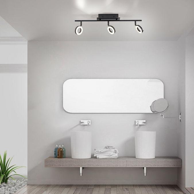 PN 6785-13 SILEDA LED stropní svítidlo 3 ramenné antracit, otočné, IP44 teplá bílá 3000K - PAUL NEUHAUS (obrázek 2)