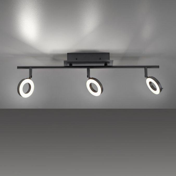 PN 6785-13 SILEDA LED stropní svítidlo 3 ramenné antracit, otočné, IP44 teplá bílá 3000K - PAUL NEUHAUS (obrázek 5)