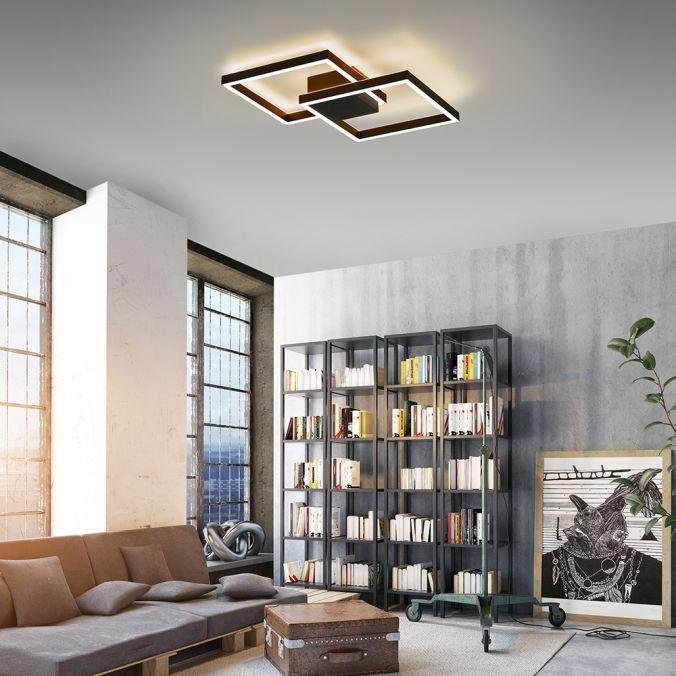 PN 6144-18 Q-MARKO LED stropní svítidlo Smart Home, černá, hranaté ZigBee RGB+2700-5000K - PAUL NEUHAUS (obrázek 2)