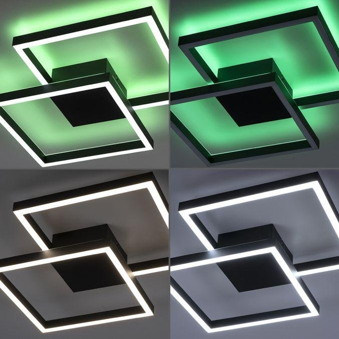 PN 6144-18 Q-MARKO LED stropní svítidlo Smart Home, černá, hranaté ZigBee RGB+2700-5000K - PAUL NEUHAUS (obrázek 12)