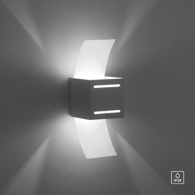 PN 9007-95 ORMA LED nástěnná lampa, hliník, svítí nahoru a dolu - PAUL NEUHAUS (obrázek 6)