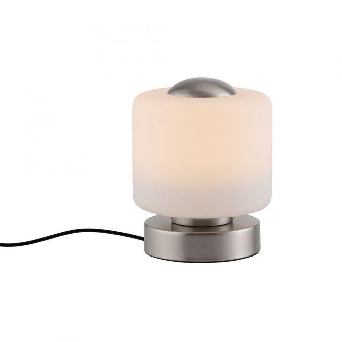 PN 4037-55 BOTA LED stolní lampa stříbrná, kruhová, dotykový stmívač, nadčasový design 3000K - PAUL NEUHAUS