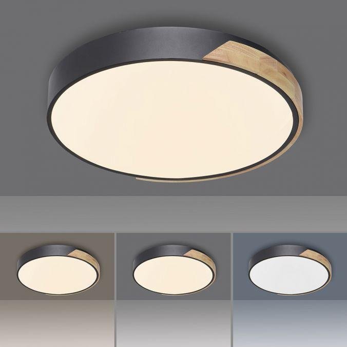 PN 6071-18 Q BILA LED stropní svítidlo Smart Home, pravé dřevo, stmívatelné ZigBee 2700-5000K - PAUL NEUHAUS (obrázek 4)