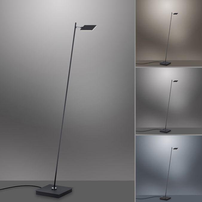 PN 356-18 PURE MIRA LED stojací svítidlo stmívatelné nožní vypínač 2700-5000K černá perleť - PAUL NEUHAUS (obrázek 5)