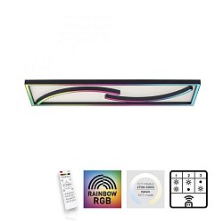 Obrázek pro produkt SERPENT LED stropní svítidlo hranaté, světelné scény, stmívatelné, paměťová funkce RGB+2700-6000K - PAUL NEUHAUS