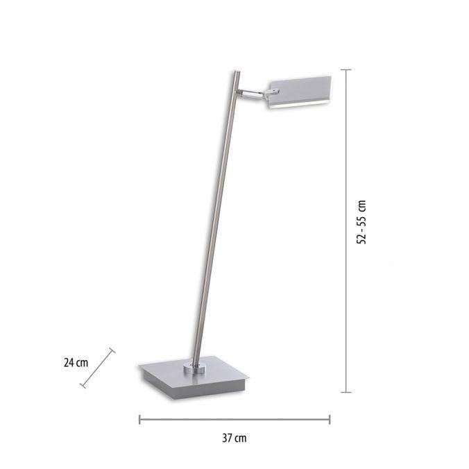 PN 4356-95 PURE MIRA LED stolní lampa, hliník, stmívatelná, na psací stůl 2700-5000K - PAUL NEUHAUS (obrázek 5)