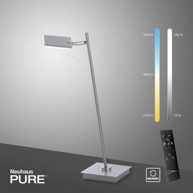 PN 4356-95 PURE MIRA LED stolní lampa, hliník, stmívatelná, na psací stůl 2700-5000K - PAUL NEUHAUS (obrázek 7)