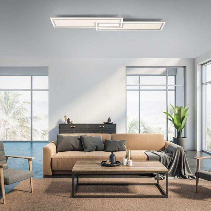 LD 14875-16 EDGING LED stropní svítidlo bílé ploché 110x28, dálkový ovladač, stmívatelné, CCT nastavení teploty barvy 2700-5000K - LEUCHTEN DIREKT / JUST LIGHT (obrázek 2)