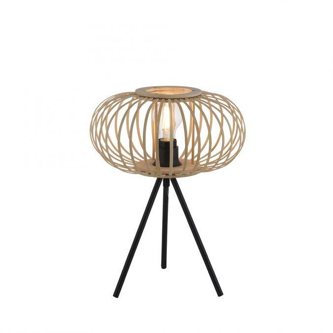 LD 11435-79 RACOON Stolní lampa, E27 pro LED žárovku, dřevo - LEUCHTEN DIREKT / JUST LIGHT