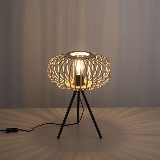 LD 11435-79 RACOON Stolní lampa, E27 pro LED žárovku, dřevo - LEUCHTEN DIREKT / JUST LIGHT (obrázek 5)