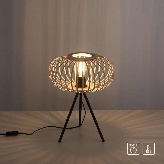 LD 11435-79 RACOON Stolní lampa, E27 pro LED žárovku, dřevo - LEUCHTEN DIREKT / JUST LIGHT (obrázek 9)