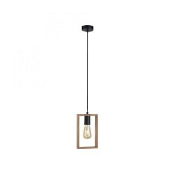 Obrázek pro produkt FRANKY LED závěsné svítidlo, černá, dřevěný rám, kov, 1 ramenné - LEUCHTEN DIREKT / JUST LIGHT