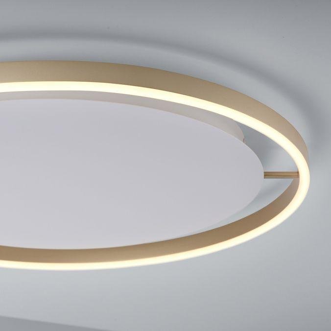 LD 15392-60 RITUS LED stropní svítidlo, matná mosaz, kruhové pr.60cm, stmívatelné, Switchmo, teplá bílá krokově stmívatelné 3000K - LEUCHTEN DIREKT / JUST LIGHT (obrázek 4)