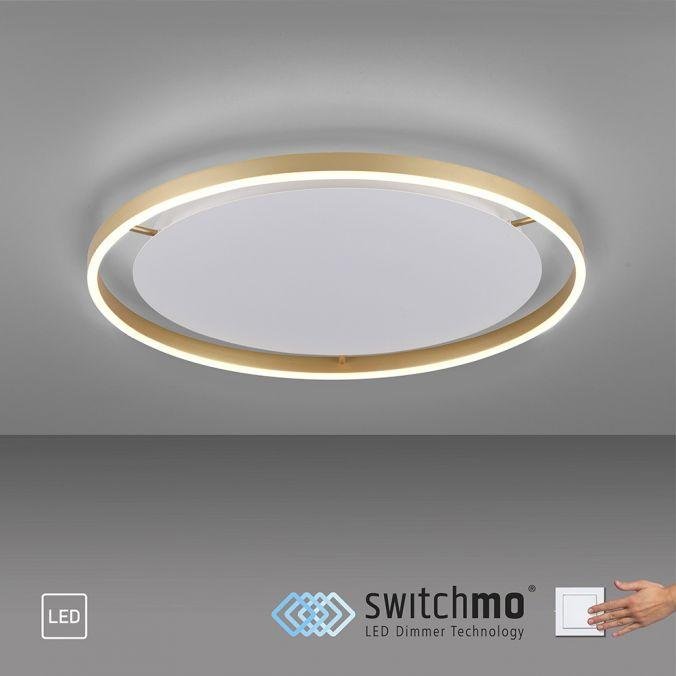 LD 15392-60 RITUS LED stropní svítidlo, matná mosaz, kruhové pr.60cm, stmívatelné, Switchmo, teplá bílá krokově stmívatelné 3000K - LEUCHTEN DIREKT / JUST LIGHT (obrázek 10)