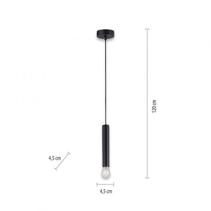 LD 15617-18 BRUNA LED závěsné svítidlo, nadčasové, černá, do interiéru - LEUCHTEN DIREKT / JUST LIGHT (obrázek 6)